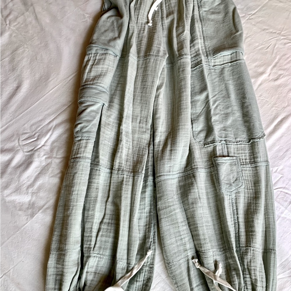 High waist harem urban outfitters sold out gauzy yoga